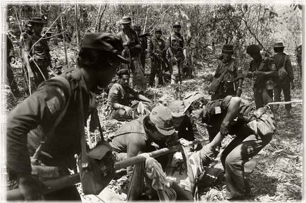 Ethnic Karen guerrilla in Myanmar