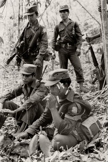 Ethnic Karen guerrilla in Myanmar