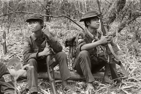 Ethnic Karen guerrilla in Myanmar