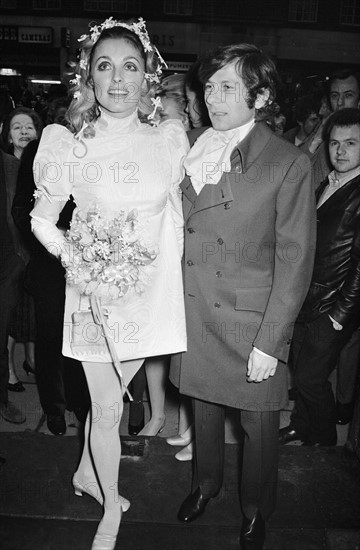 Tate and Polanski wedding 1968