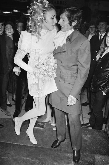 Tate and Polanski wedding 1968