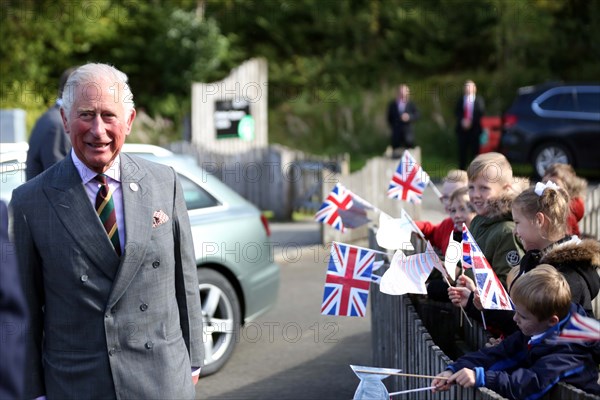 Prince Charles visits Kielder Salmon Hatchery