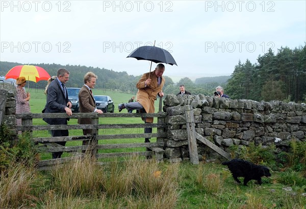 Prince Charles visits Hepple Gin Distillery