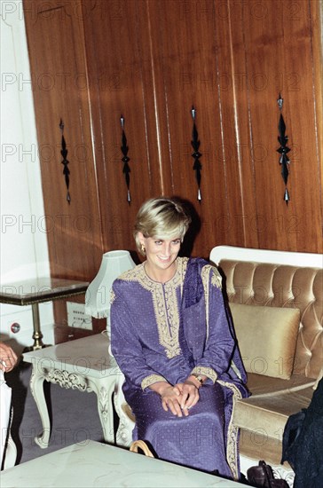 Princess Diana in Lahore, Pakistan. 23th May 1997.