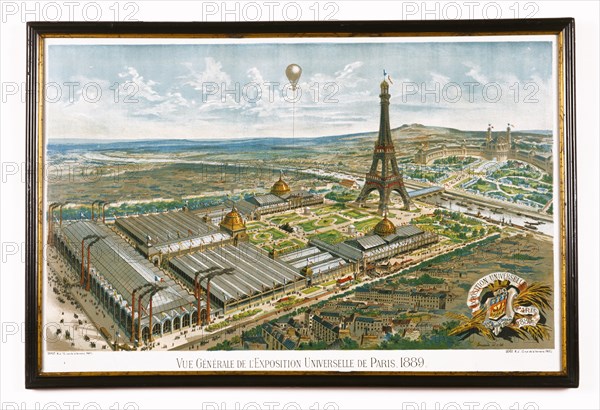 General view of the 1889 World Fair in Paris