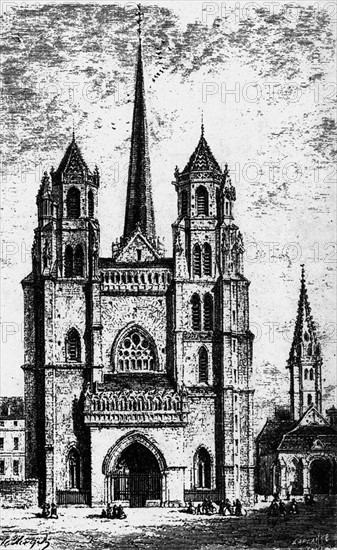 Saint-Bénigne Cathedral, Dijon, France