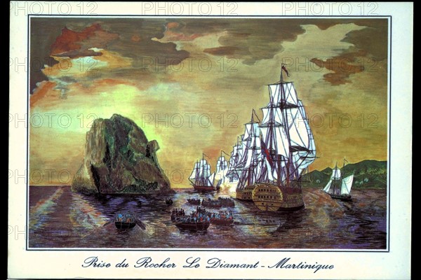 Martinique: The capture of Le Diamant.