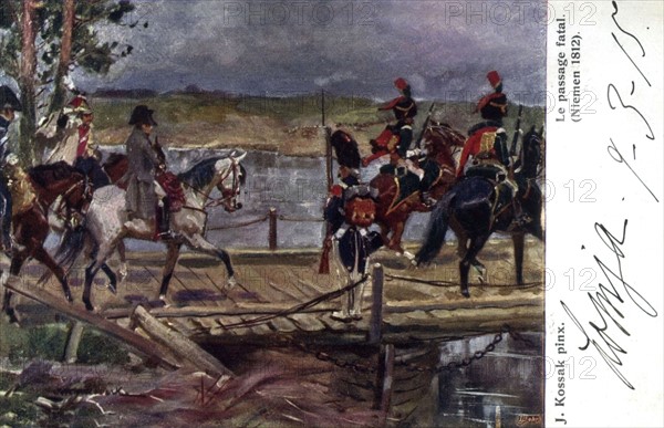 The fateful crossing.
Niemen 1812.
Russia Campaign (June- December 1812)