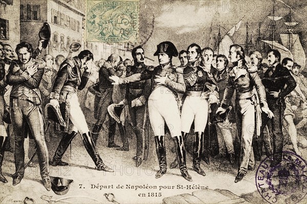 The Departure of Napoleon I to Saint-Helena.
