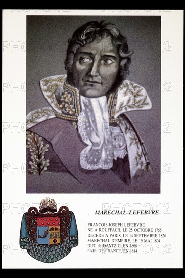 Portrait du maréchal Lefebvre.