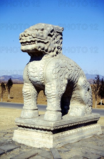 Eastern Royal Tombs of the Qing Dynasty, Stone Carving on the Way of the Spirit