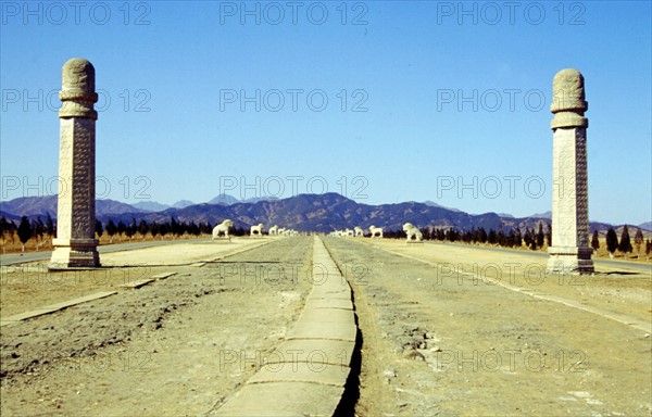 Les tombeaux Qing de l'Est, le Chemin de l'Esprit (Shendao)