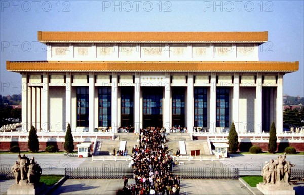 Chairman Mao Zedong's Memorial Hall in Tian'anmen Square ("Square of Heavenly Peace")
