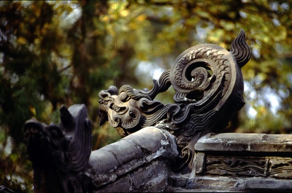 Dragon on the wall, Confucius Temple