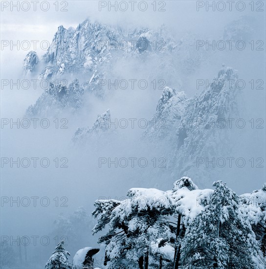 Mont Huangshan, Chine