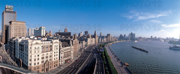 Vue de Shanghai, Chine