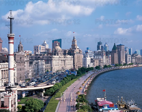 Vue de Shanghai, Chine