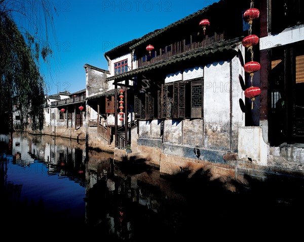 XiTang, rural area on water, ancient town, Zhejiang Province, China