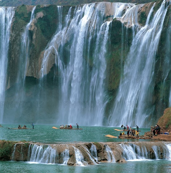 Chutes de Jiulong, province du Yunnan, Chine