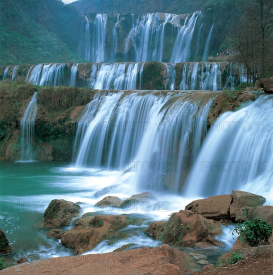 Chutes de Jiulong, province du Yunnan, Chine