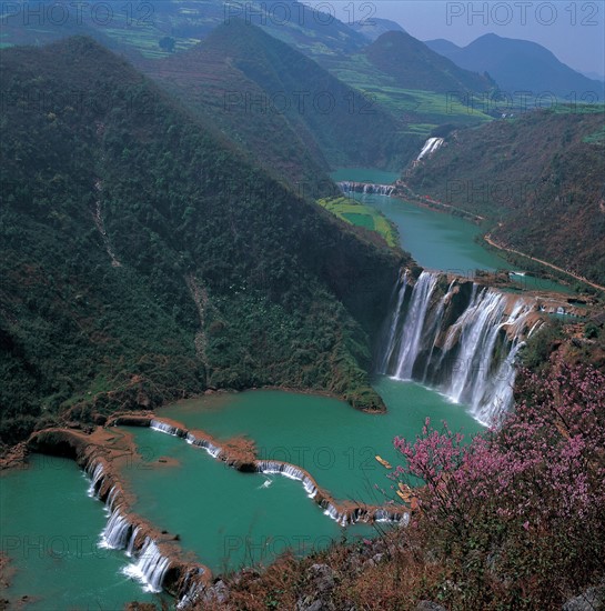 Chutes de Jiulong, province du Yunnan, Chine