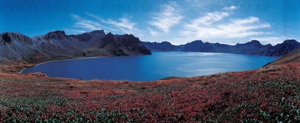 Lac céléste, Mont Changbai,  province du Jilin, Chine