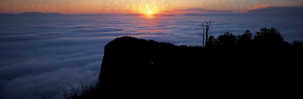 Mont Emei, province du Szechwan, Chine