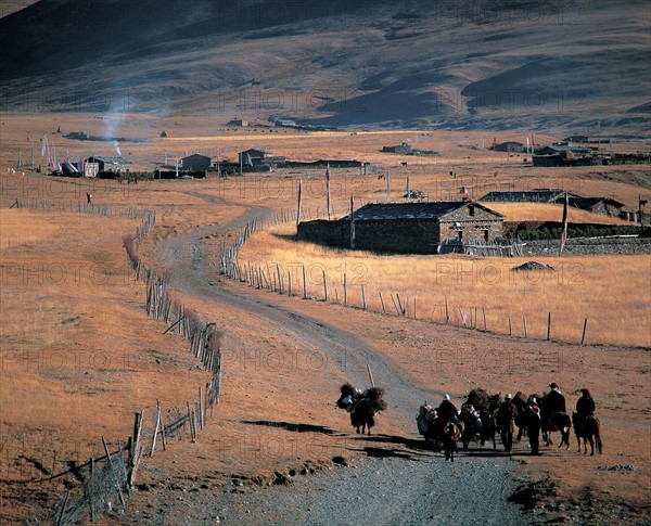 Kangding, province du Sichuan, Chine