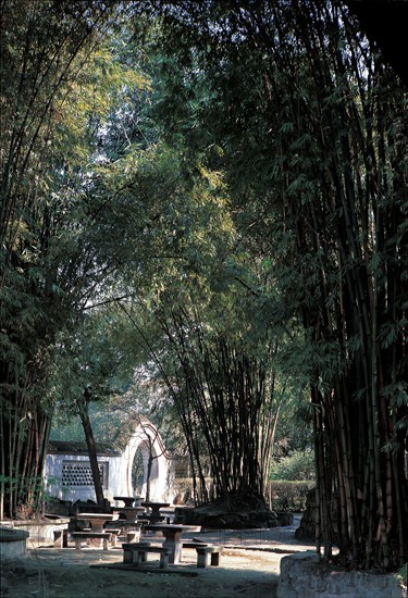 Chengdu, la Chaumière de Du Fu, province du Sichuan, Chine