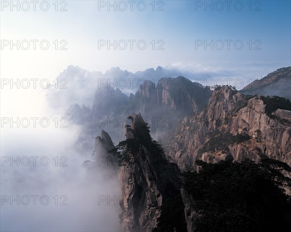 Le Mont Huangshan, Chine