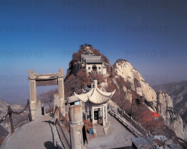 Pic nord du Mont Huashan, Shanxi, Chine