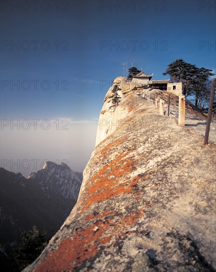 Pic ouest du Mont Huashan, Shanxi, Chine