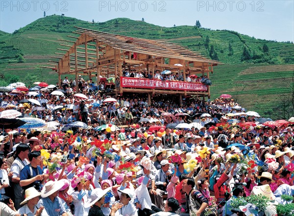 GuiLin, LongSheng, LongJi Get-together, GuangXi Province, China