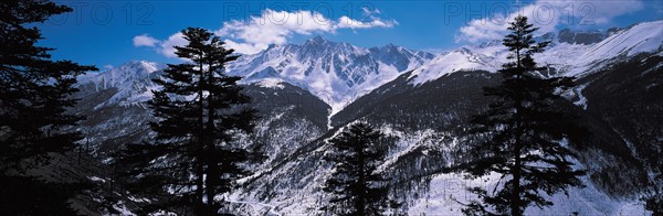 Comté de ZhongDian, à DeQuin, dans la province de Yunnan, Chine