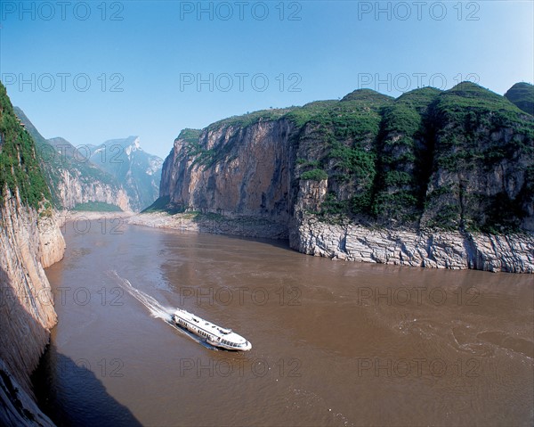 Les gorges de Xiling et de Qutang, Chanjiang, Kuimen, Chine