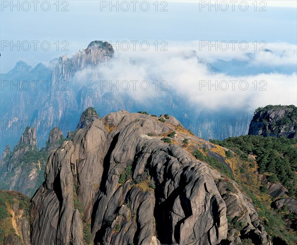 Le Mont Huangshan, Chine