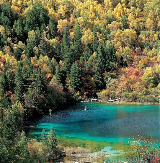 Jiuzhaigou valley, China