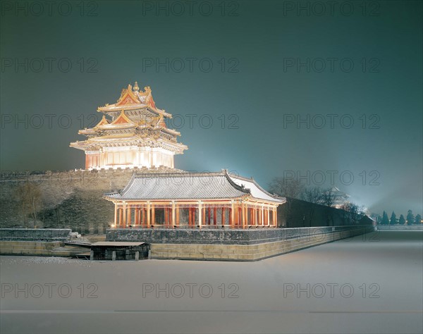 Watch Tower, Beijing, Forbidden City, China