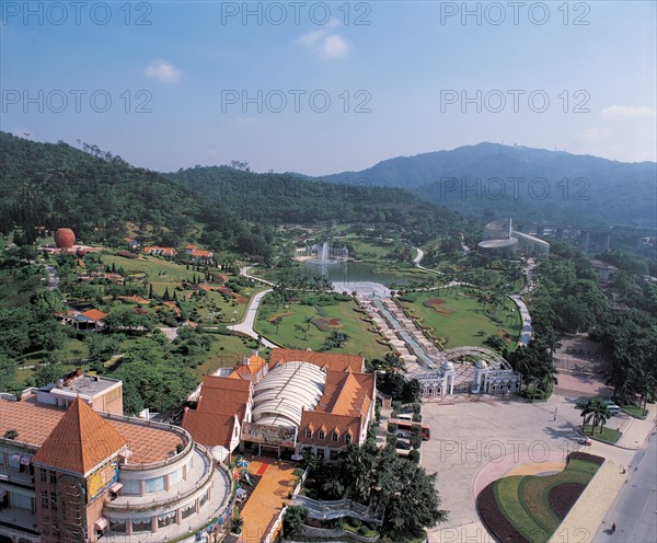 Les jardins des montagnes Yuntai, Baiyun, Chine