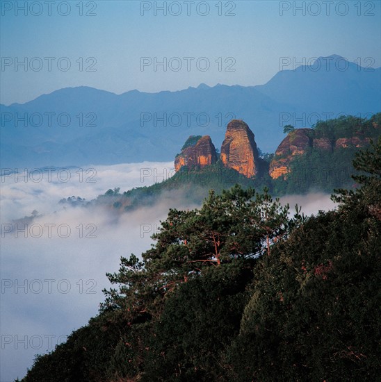 Les Monts Wuyi, Chine