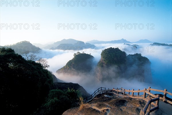 Les Monts Wuyi, Chine