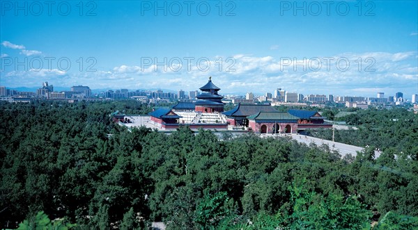 Le Temple de l'auguste ciel à Pékin, Chine