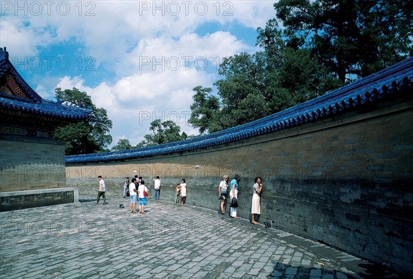 The Temple of Heaven, Aftersound Wall, Beijing, echo wall, China