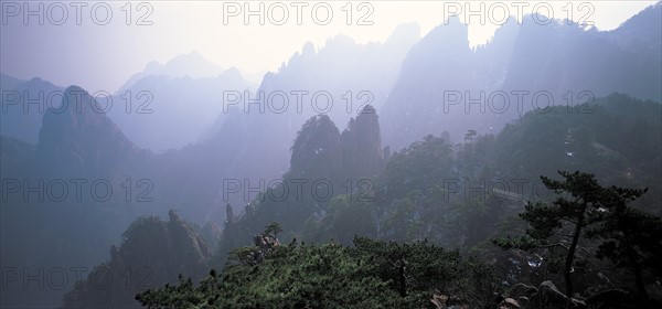 Mont Huang, Chine