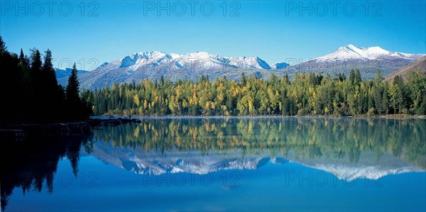 Kanasi Lake in Xinjiang, China