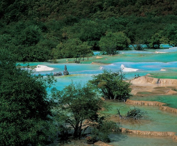 Huanglong Natural Preserve, Sichuan, China