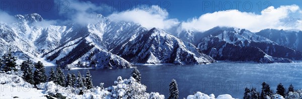 The Tianchi Lake on Mount Tianshan,Sinkiang Province,China