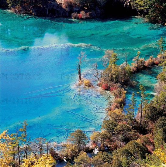 Jiuzhaigou in Sichuan,China