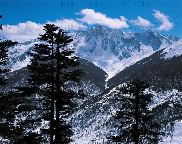 Yulong Snow-covered Mountain in Lijiang,Yunnan,China