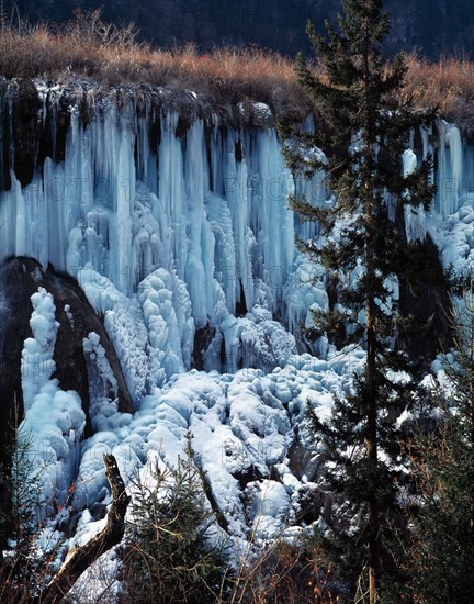 Nuorilang Waterfall,Jiuzhaigou,Sichuan Province,China